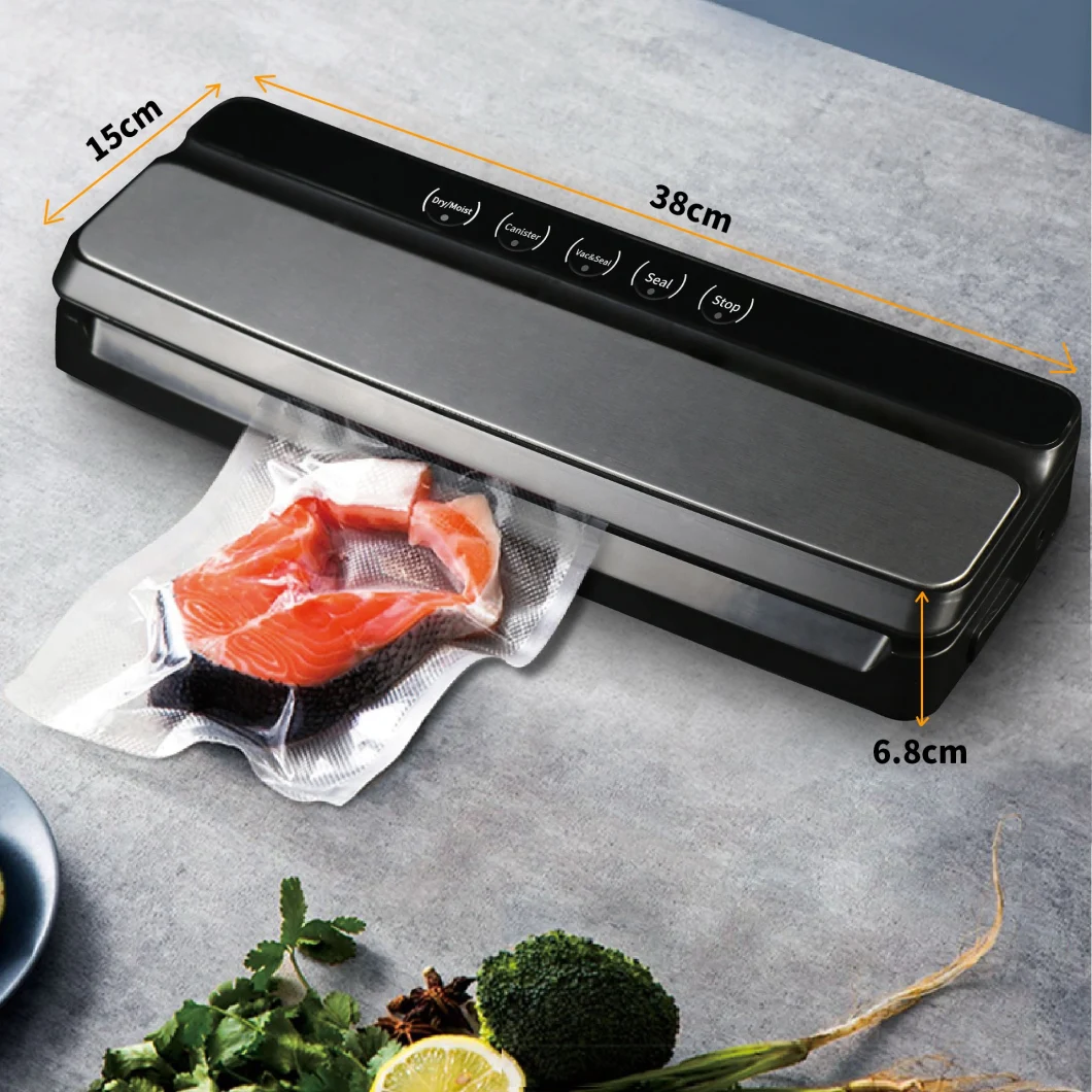 Vacuum Sealer Food Fresh Food Saver Vacuum Sealing Machine Automatic Kitchen Household Home Machine