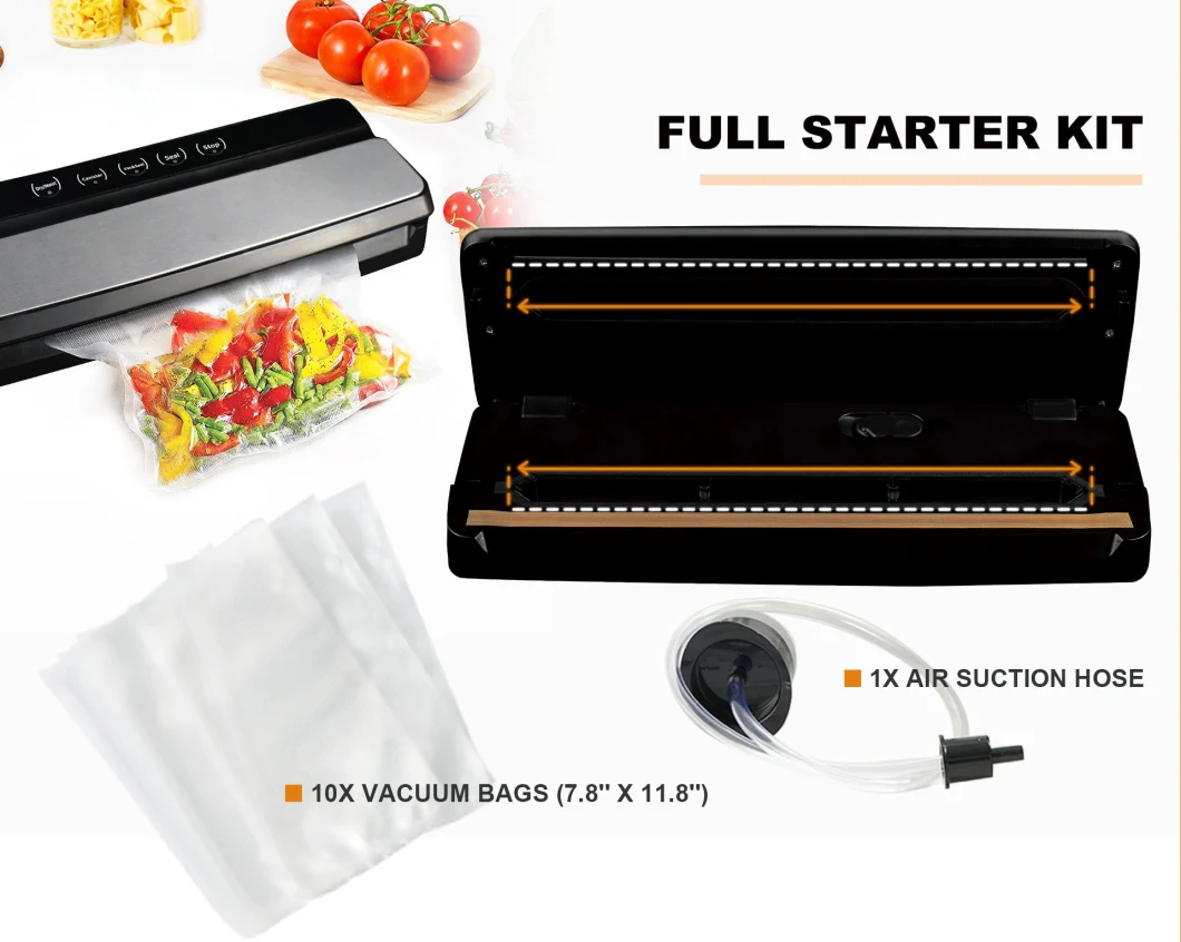 Ootd Home Use High Quality Packing Machine Household Wet and Dry Food Saver High Accuracy Vacuum Sealer