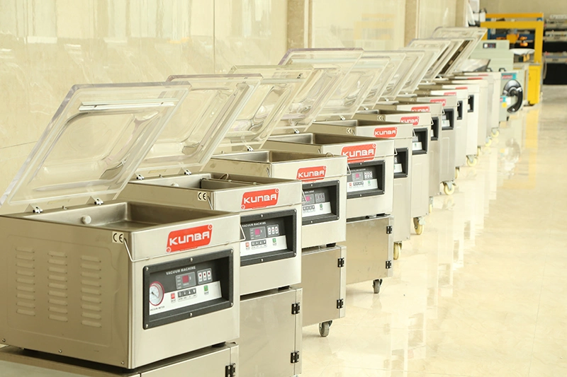 KunBa Dz-400 Single Chamber Vacuum Sealer Packaging Machine for Apparel Food Beverage Commodity Chemical