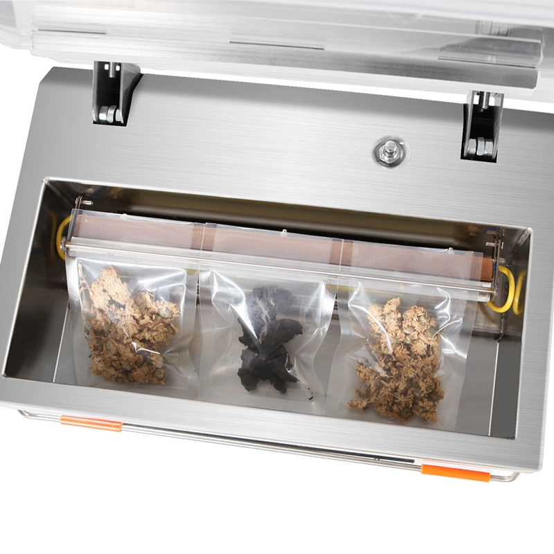 Dingli Dzb-320s Household Commercial Single Chamber Plastic Bag Vacuum Sealer