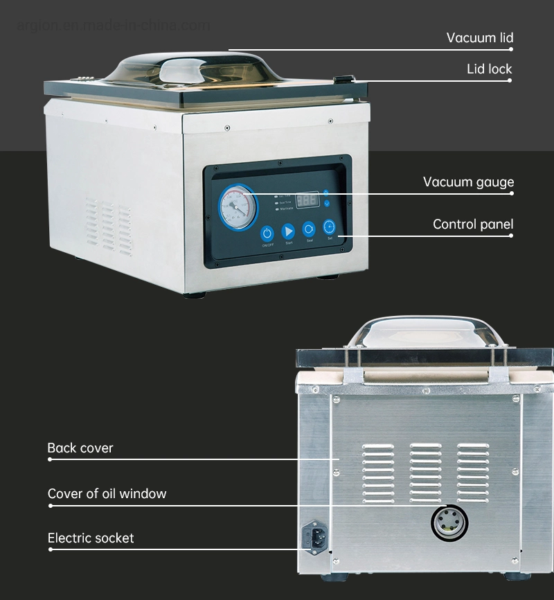 Restaurant Equipment Commercial Sous Vide Vacuum Chamber Packaging Sealer with Oil Pump