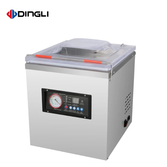 Dingli Dzb-320 Máquina seladora a vácuo industrial comercial doméstica para alimentos