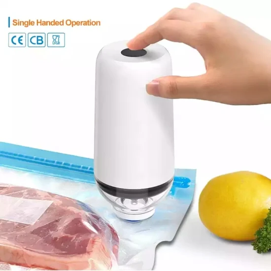 Bomba de vácuo de recarga USB Food Saver Utensílios de cozinha Máquinas de alimentos Máquina de alimentos